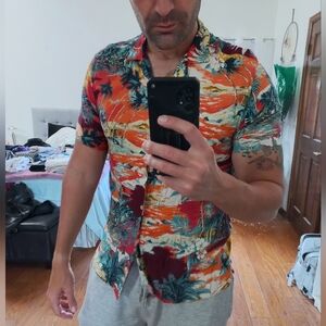 Zara summer Hawaiian style shirt